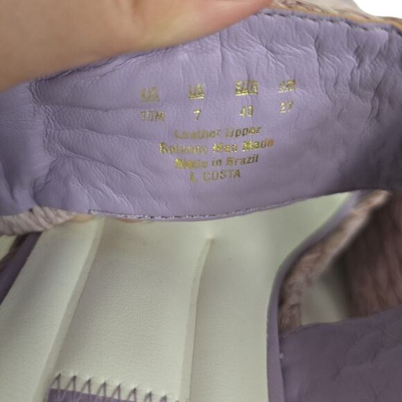 Franco Sarto‎ Women's Costa Raffia Slip-on Block Heels Platform Shoes Size 10 US - Picture 10 of 10